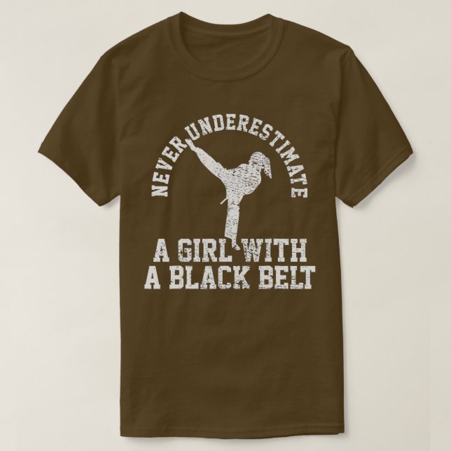 Camiseta Karate Taekwondo Blackbelt (Frente do Design)