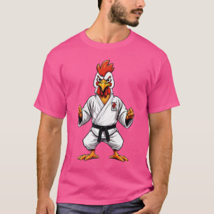 Camiseta Karate Taekwondo Judo Kung Fu Galinha Presente