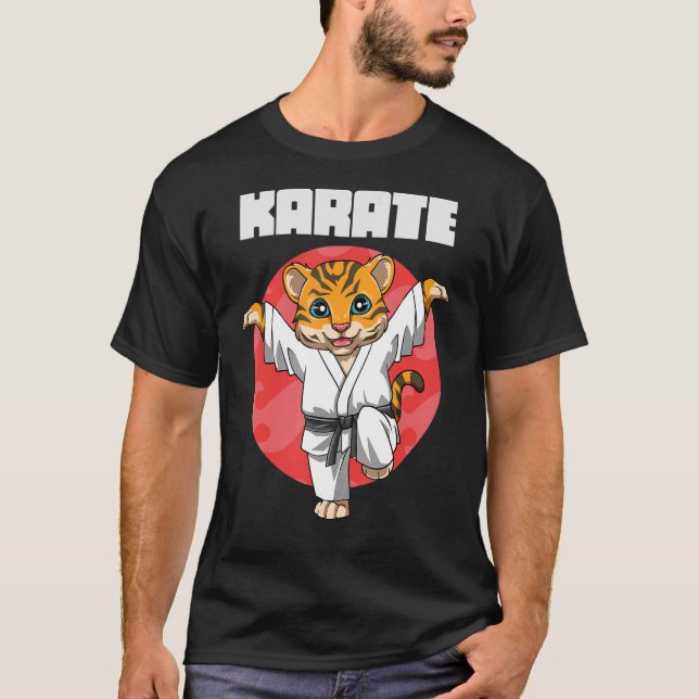 Camiseta Karate Tiger Crane Kick (Frente)