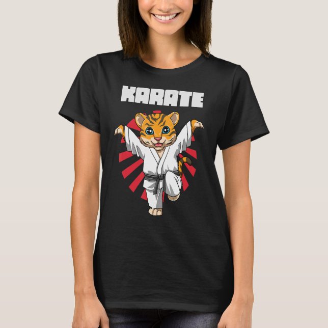 Camiseta Karate Tiger Crane Kick 1 (Frente)