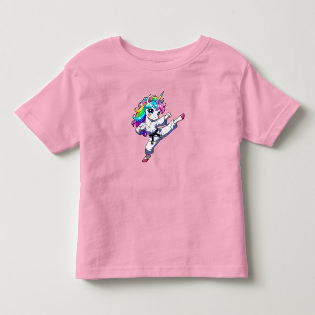 Camiseta Karate unicorn  (Frente)