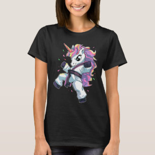 Camiseta Karate Unicorn Girl Marts Taekwondo Kickbox