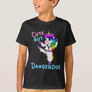 Camiseta Karate Unicórnio Kickboxing Artes Marciais Jiu Jit