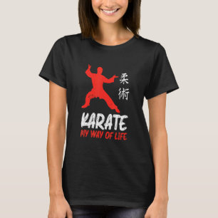 Camiseta Karate Uniform Para Corresponder Calças De Karate
