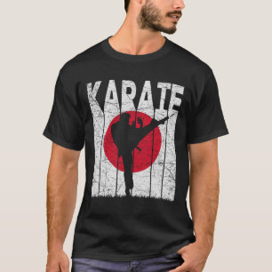 Camiseta Karate Vintage Arts Marciais Retro Karate Japonês