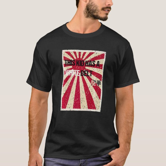 Camiseta Karate White Belt Youth (Frente)