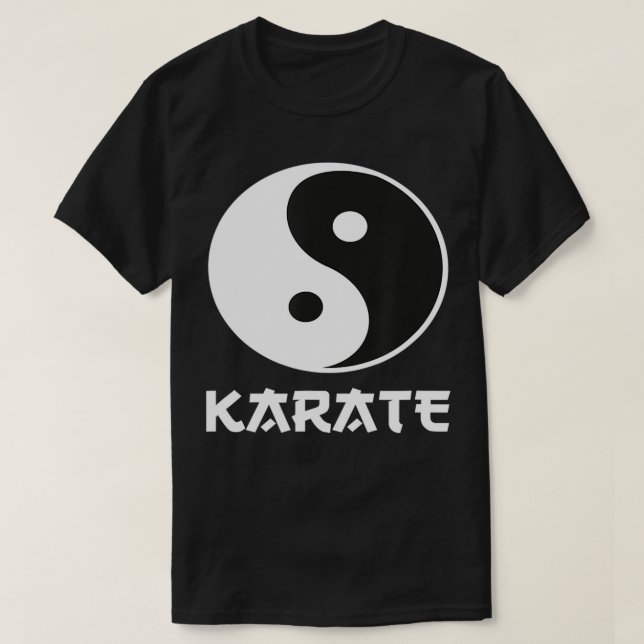 Camiseta Karate Yin Yang (Frente do Design)
