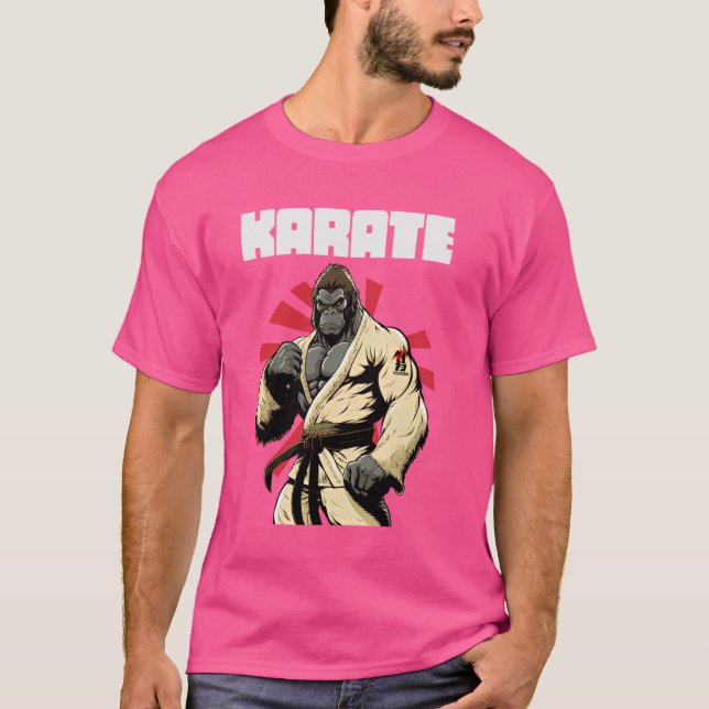 Camiseta Karateka e Gorila de Karatê (Frente)
