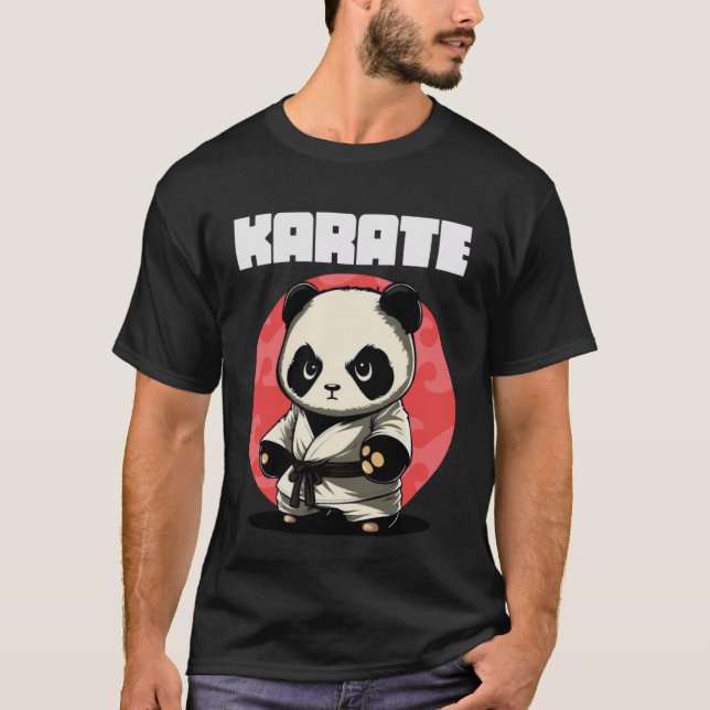 Camiseta Karateka Karate Panda (Frente)