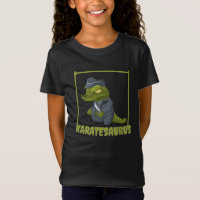 Karatesaurus Karate Trex Funny Dinosaur Martial Ar