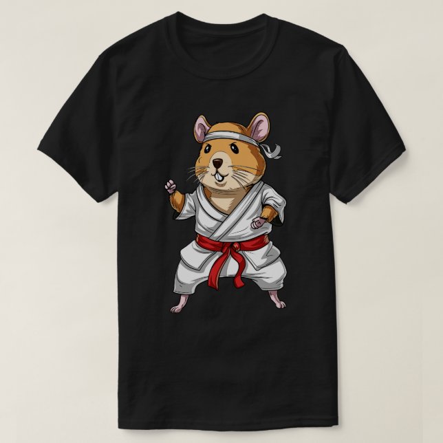 Camiseta Karato de Hamster (Frente do Design)