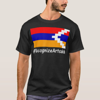 Camiseta Karbakh Armenia Artsakh Flag #Reconhecer