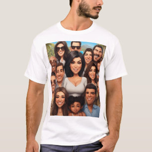 Camiseta Kardashian Cartoons Couture