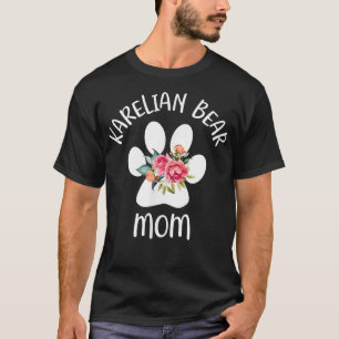 Camiseta Karelian Bear Mãe Presente para Mulheres