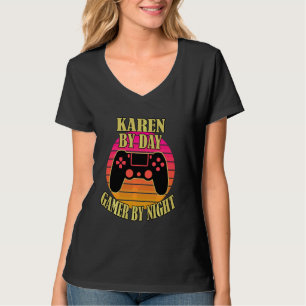Camiseta Karen By Day Gamer By Night Video Game Controller