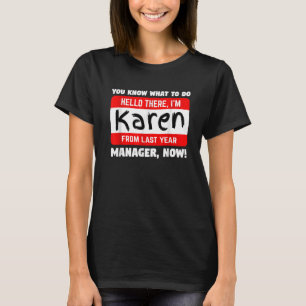 Camiseta Karen Halloween Costume 2021 Posso Falar Com As Mã