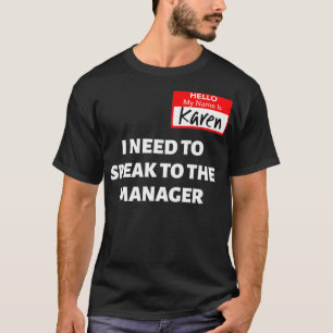 Camiseta Karen Halloween Fala Com O Gerente Sayi
