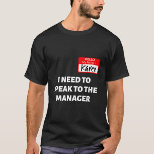 Camiseta Karen Halloween Fala Com O Gerente Sayin