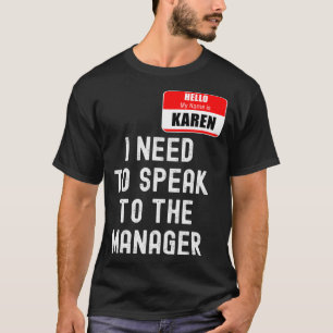 Camiseta Karen Halloween, Fale Com O M