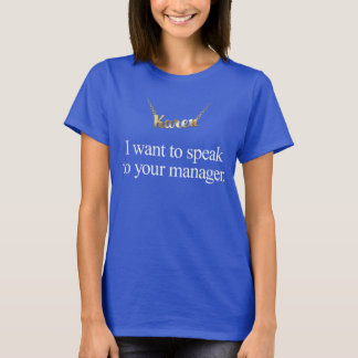 Camiseta Karen — Leve-Me Ao Seu Gerente Halloween 2020