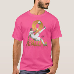 Camiseta Karim Benzema No.09 Jogador De Futebol