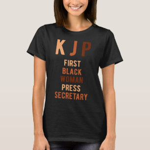 Camiseta Karine Jean Pierre First Black Woman Press Secreta
