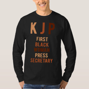Camiseta Karine Jean Pierre First Black Woman Press Secreta