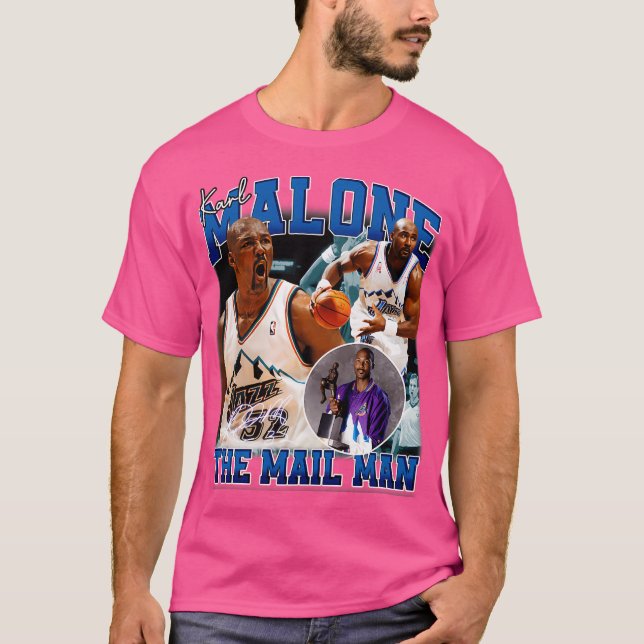 Camiseta Karl Malone Retro (Frente)