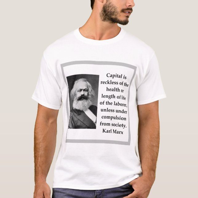 Camiseta Karl Marx (Frente)