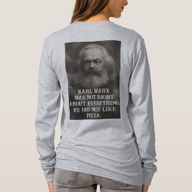 Camiseta Karl Marx não estava certo sobre tudo (Verso)