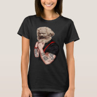 Karl Marx Pop Art Retrato Revolução Tatoo Vintag