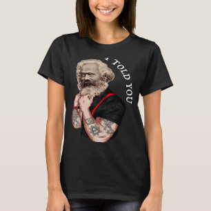 Camiseta Karl Marx Pop Art Retrato Revolução Tatoo Vintag