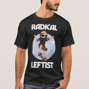 Camiseta Karl Marx Skateboard Radical Leftist Funny
