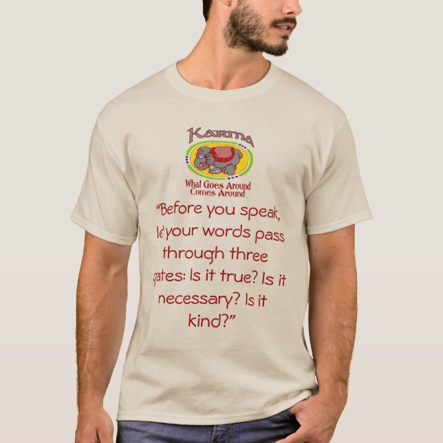 Camiseta Karma e Speaking (Frente)