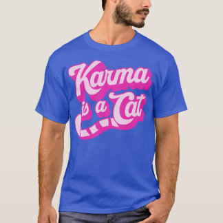Camiseta Karma é um gato