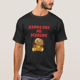 Camiseta Karma Não Tem Prazo Voodoo Doll Witchcraft Hallo