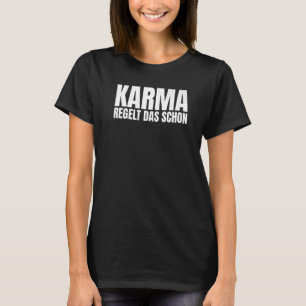 Camiseta Karma regula que já espiritualidade Premium