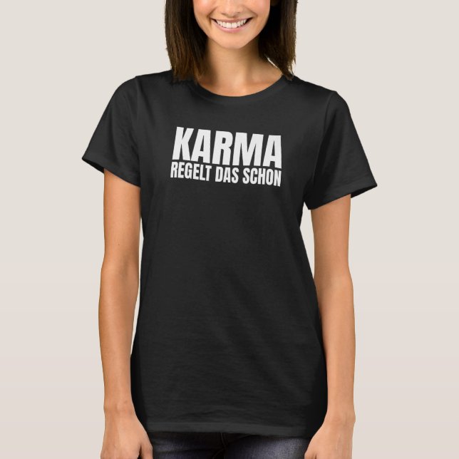 Camiseta Karma regulates that already spirituality Premium (Frente)