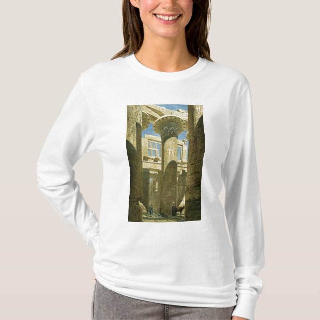 Camiseta Karnak, c.1866 (w/c no papel) (Frente)