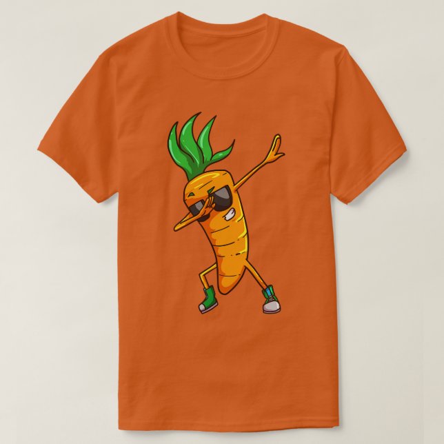 Camiseta Karotte Dabbing Vegetais (Frente do Design)