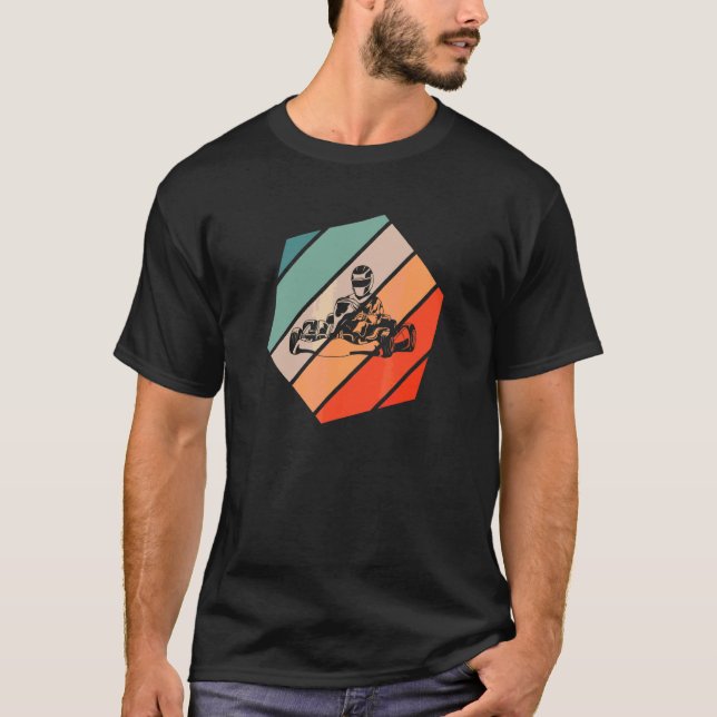 Camiseta Kart Retro Estilo Vintage 4 (Frente)