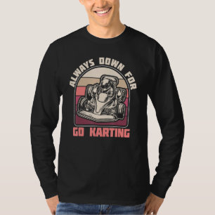 Camiseta Karting Retro Legal Piloto Corrida Kart Vintage