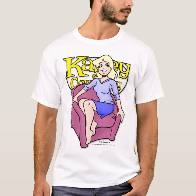 Camiseta Kasey na Cadeira (Frente)