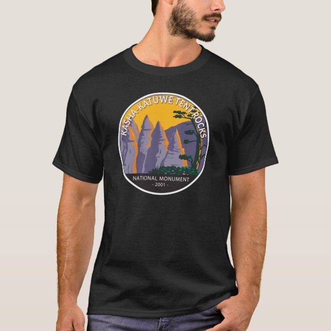 Camiseta Kasha - Monumento Nacional de Katuwe Tent Rocks (Frente)