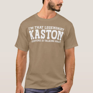 Camiseta Kaston Nome Pessoal Primeiro Nome Divertido menino