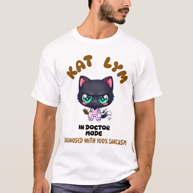 Camiseta Kat Lym In Doctor Mode  (Frente)