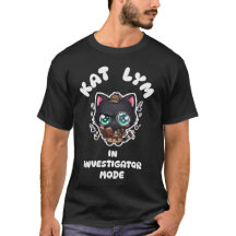 Kat Lym In Investigator Mode Cute Sarcastic Cat