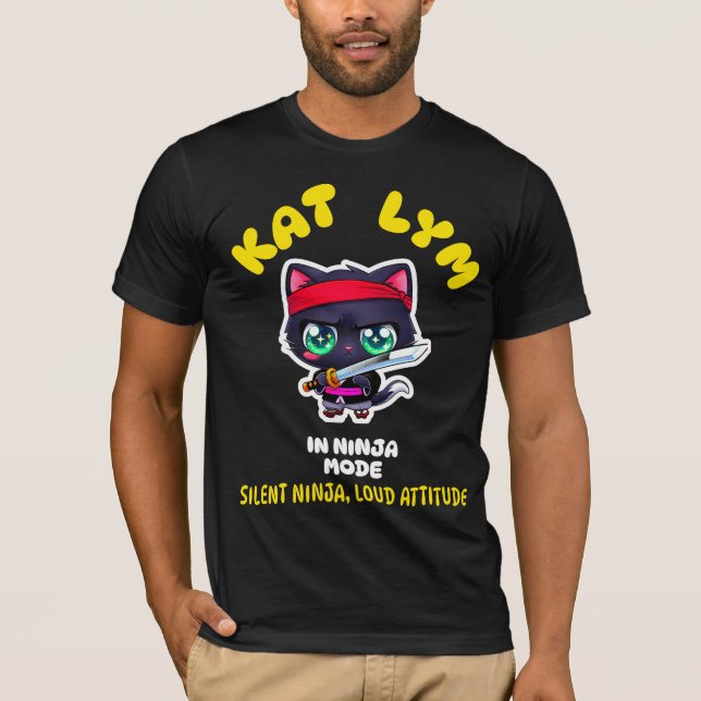 Camiseta Kat Lym In Ninja Mode (Frente)