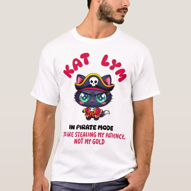 Camiseta Kat Lym In Pirate Mode 2 (Frente)