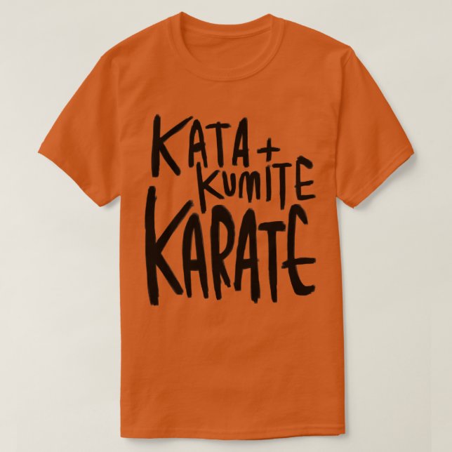 Camiseta Kata Kumite Karate (Frente do Design)